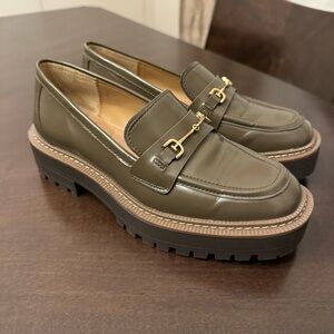 Sam Edelman Green Loafers